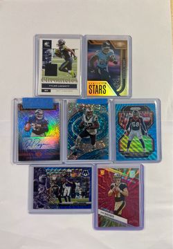 NFL Lot Ron Dayne Auto Numbered Henry Lockett Moore Cousins Miller Haener 7pc