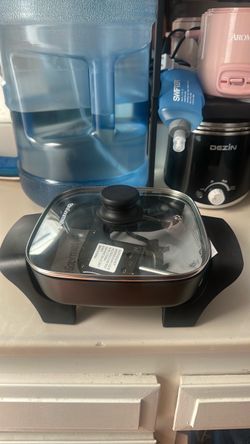 Elite Gourmet Electric Skillet with Glass Lid