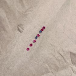 Rare Real Stones. Will Fit In Wedding Bands Or Promise Rings Etc.