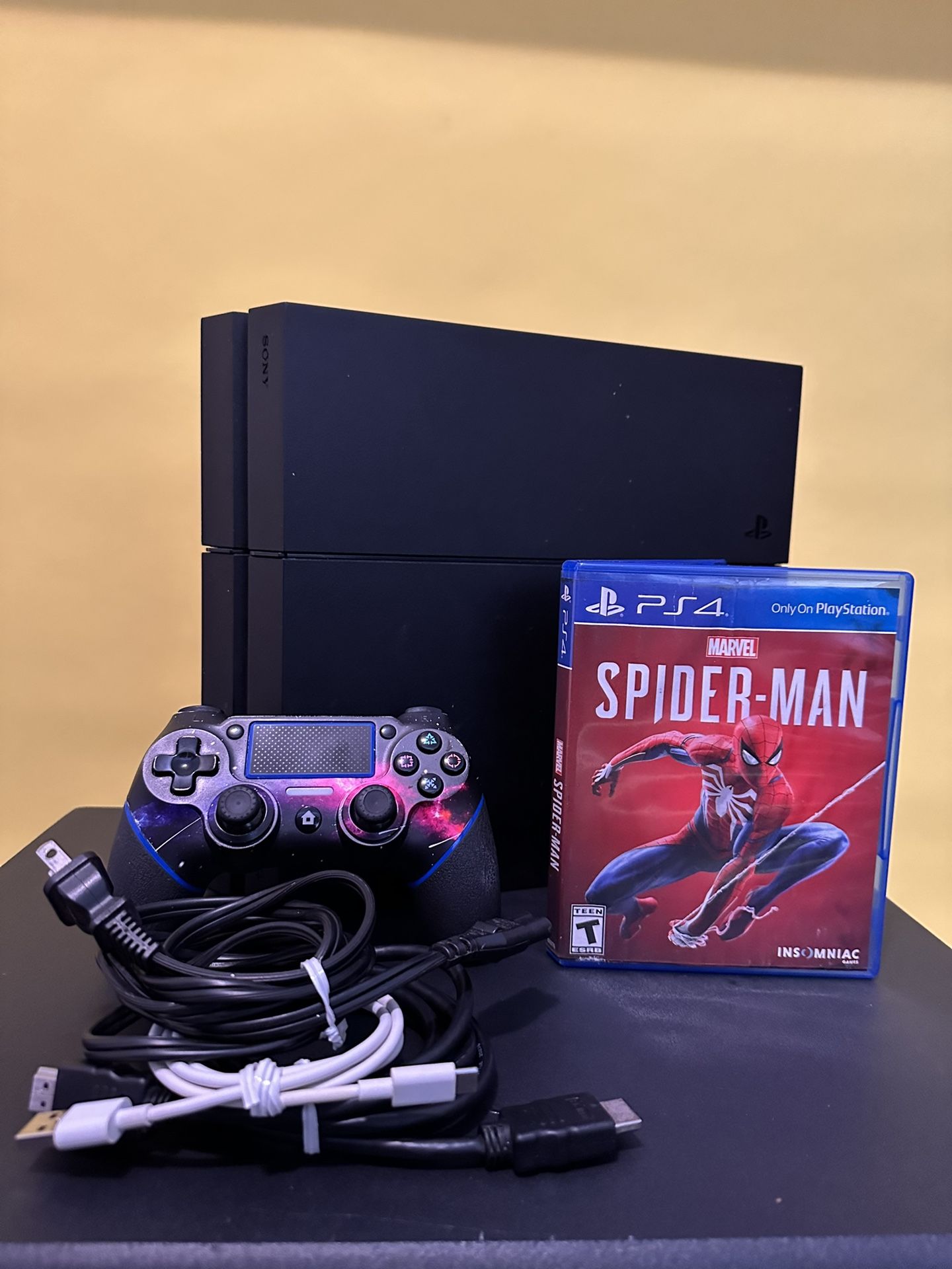 500GB PS4 Bundle (Comes with 1 Game, 1 Controller, And All Cables)
