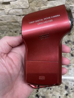 Sanyo Handheld Digital Movie Camera VPC-HD100 Tested Working NO CHARGER