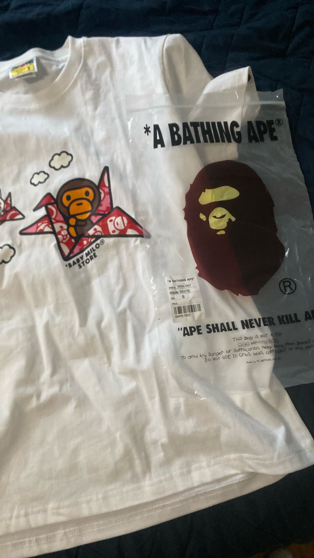 Bape White T