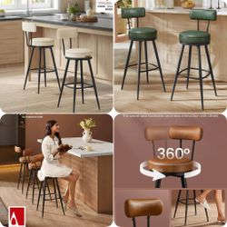 3 Colors Available. Bar Stools Set Of 4 