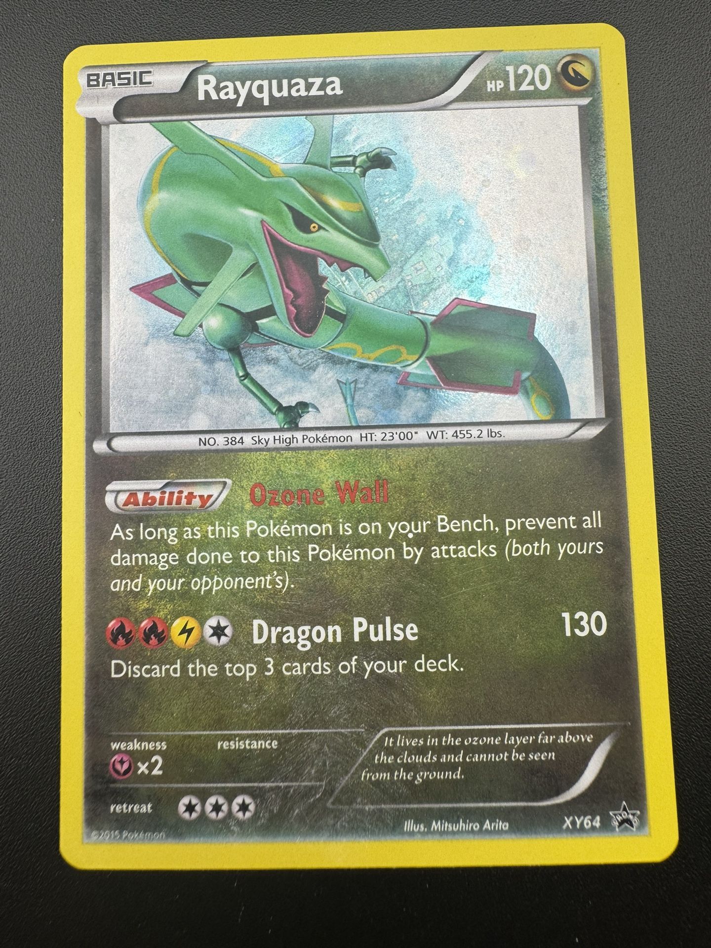 Pokemon Rayquaza Black Star Promo