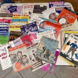 Vintage Sheet Music
