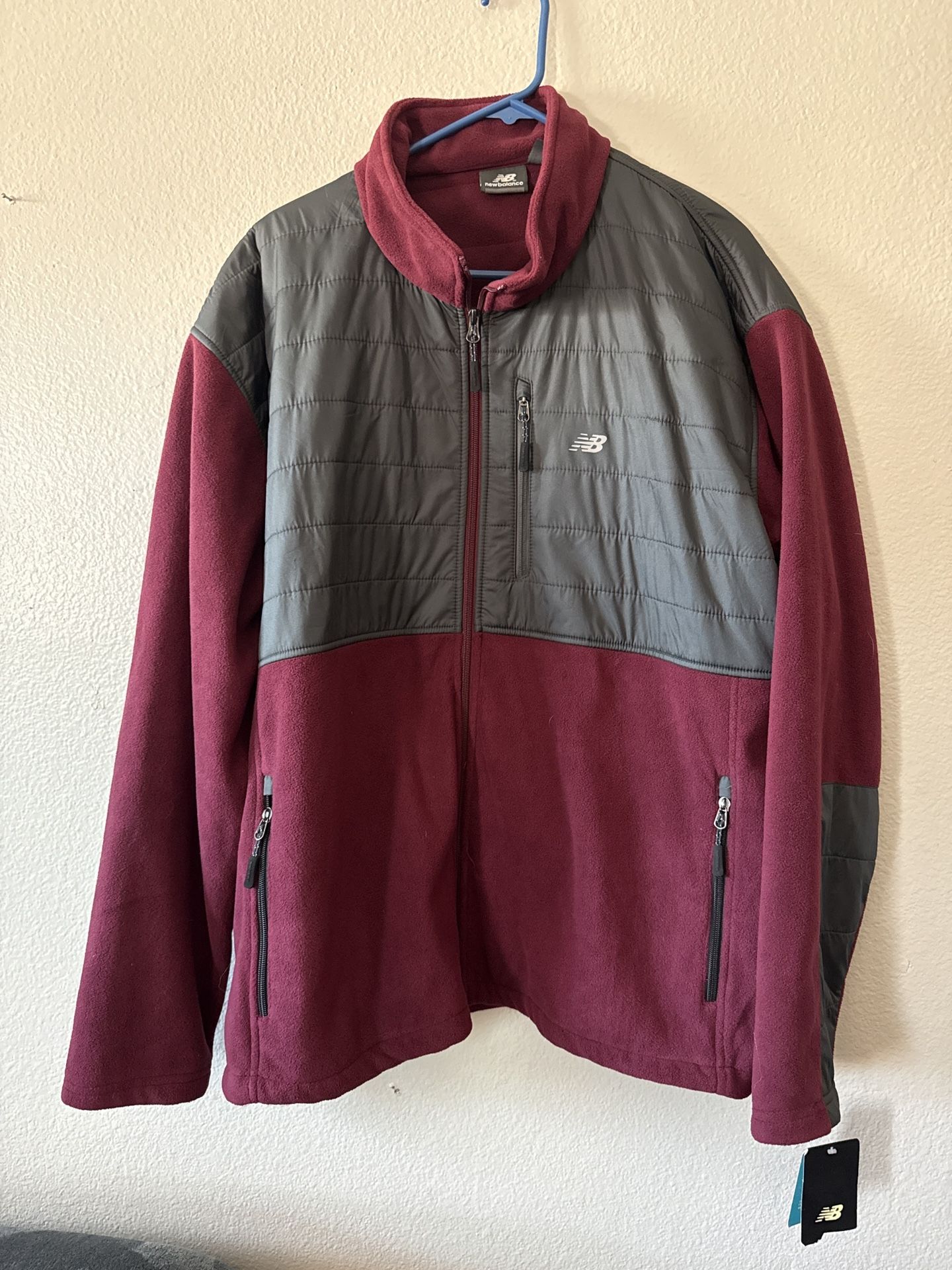 New Balance Men’s Hybrid Fleece Jacket size 2X