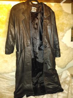 Leather jacket Long
