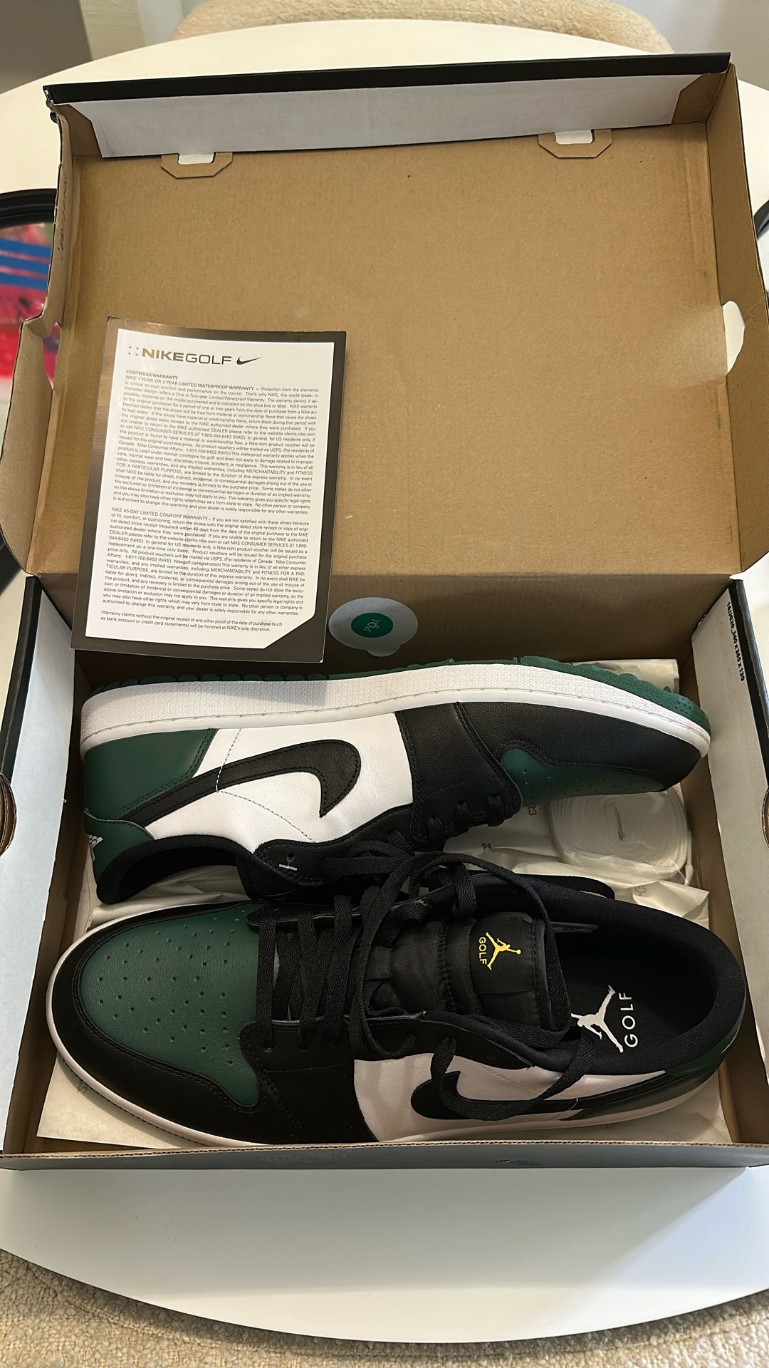 Air Jordan 1 Low Golf ‘Noble Green’