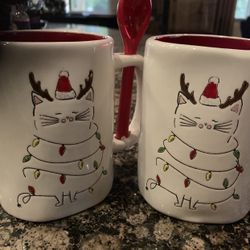 Two Brand New Christmas Mugs