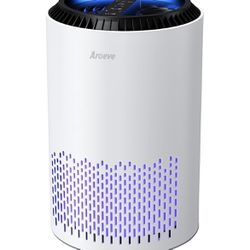 AROEVE Air Purifiers for Home, HEPA Air Purifiers Air Cleaner For Smoke Pollen Dander Hair Smell Portable Air Purifier with Sleep Mode Speed Control F