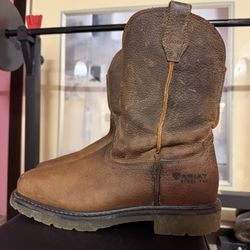 Ariat Square Toe Steel Toe Boots. Men’s Size 9D