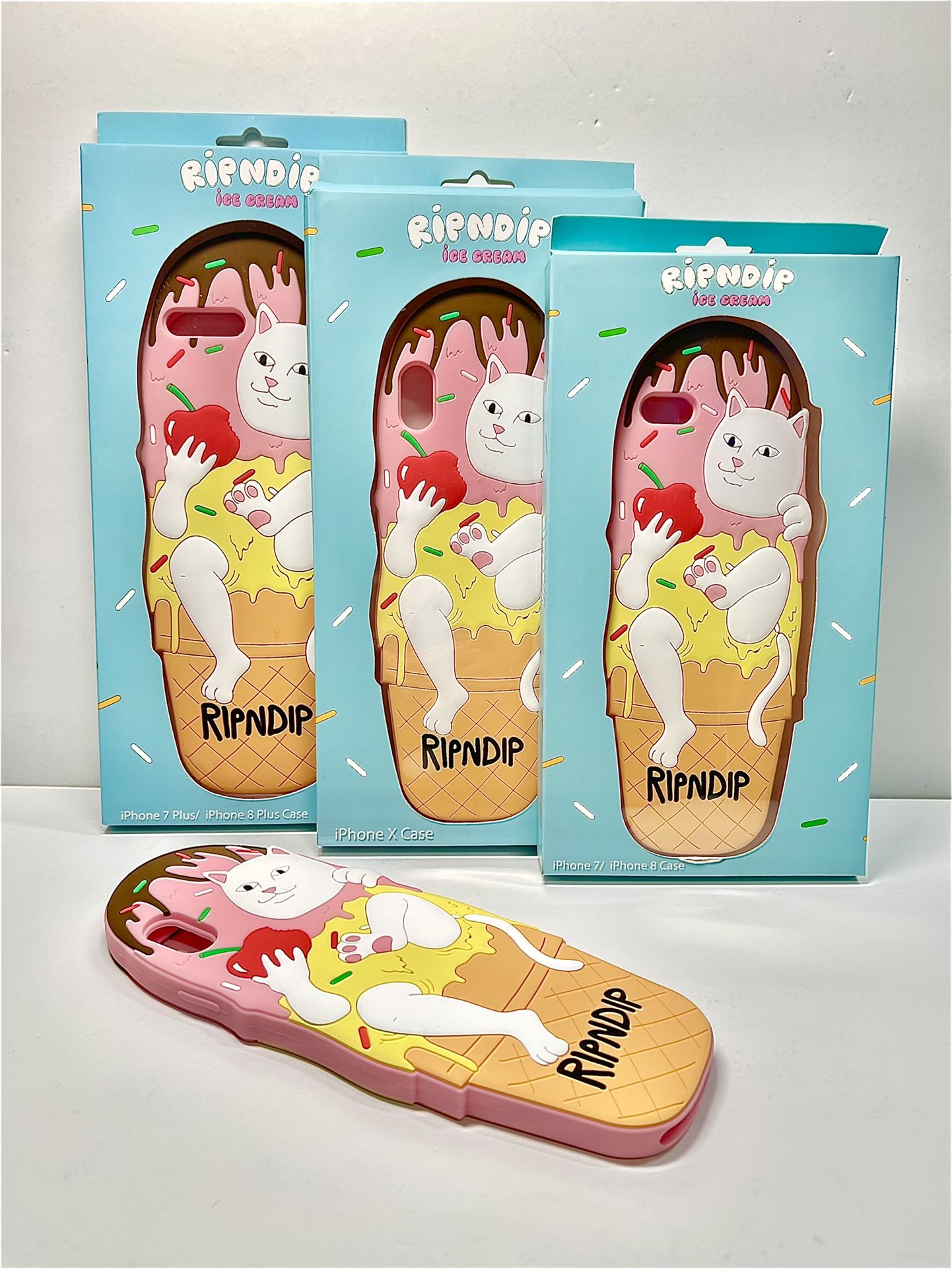 Rip N Dip Iphone 7, 8, 7 Plus, 8 Plus, X Ice Cream Rubber Case