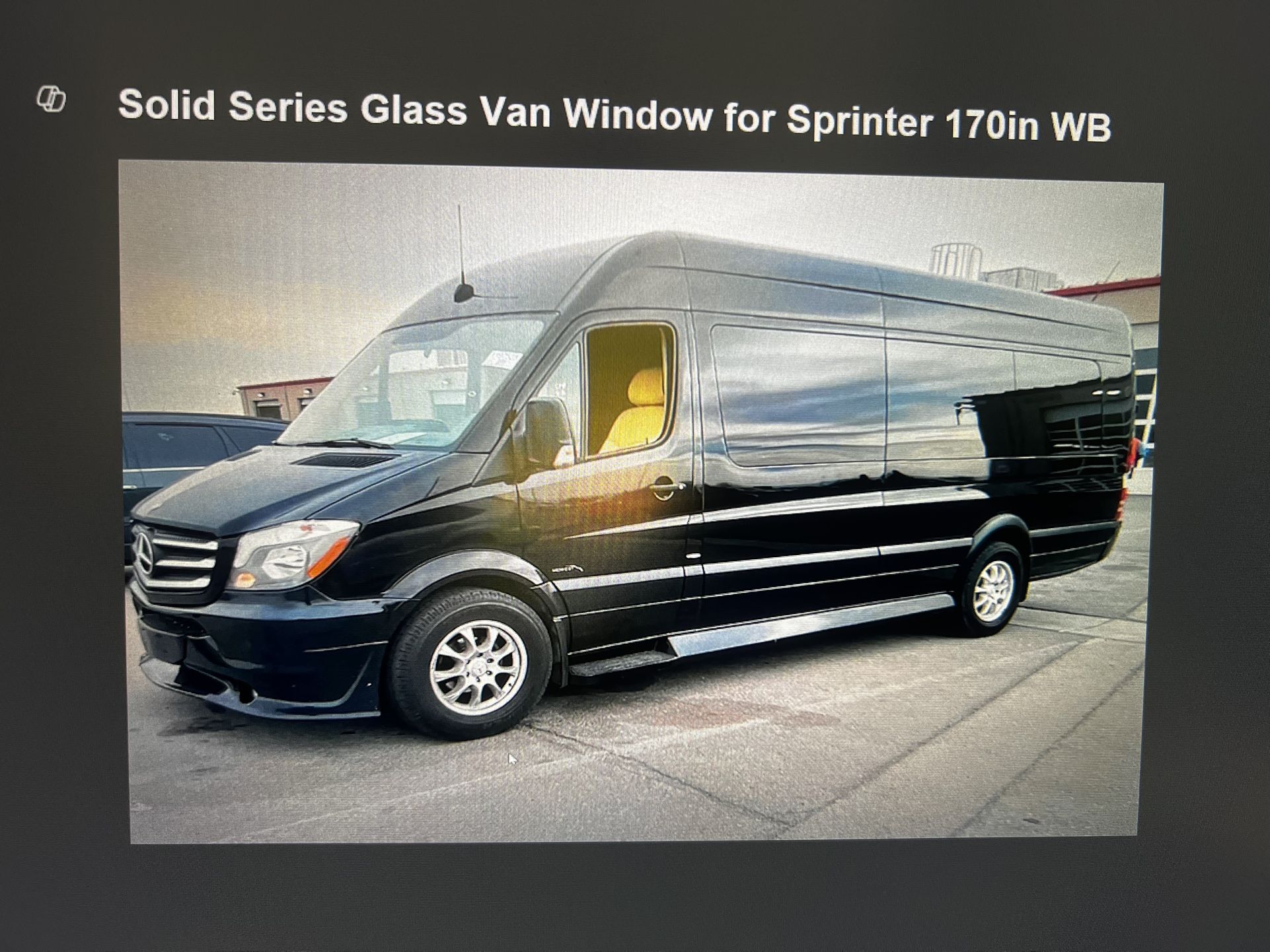 Sprinter Van 6 Piece Glass 170WB