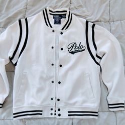 Ralph Lauren Polo Wimbledon Varsity Jacket Limited Edition Size Large 