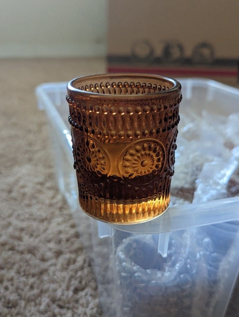 Mini Glass Candle Holders