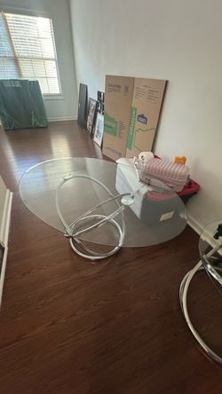TV stand, end tables, and center table. Decor (MOVE OUT SELL)