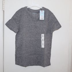 Gray Short Sleeve T-Shirt Cat & Jack Boys Size Medium NWT Casual Wear Classic