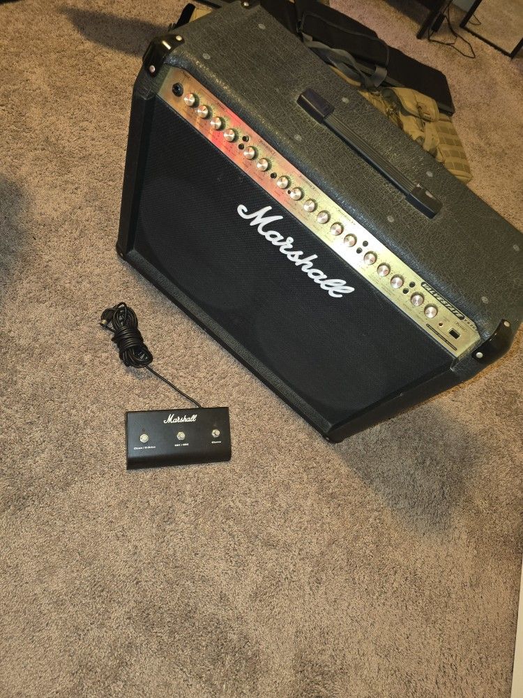 pre-owned Marshall VS265 Valvestate Amp, including footswitch