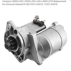 NEW STARTER For KUBOTA TRACTOR L2350F L225 L235 L245 L275 Kc15 M30 D1100 D1101