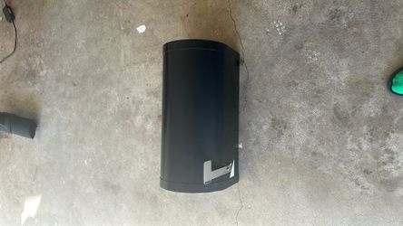 Black locking mailbox