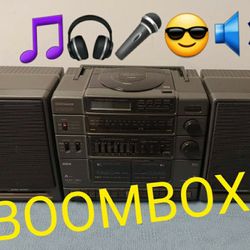 Boombox Rca Bass Speakers