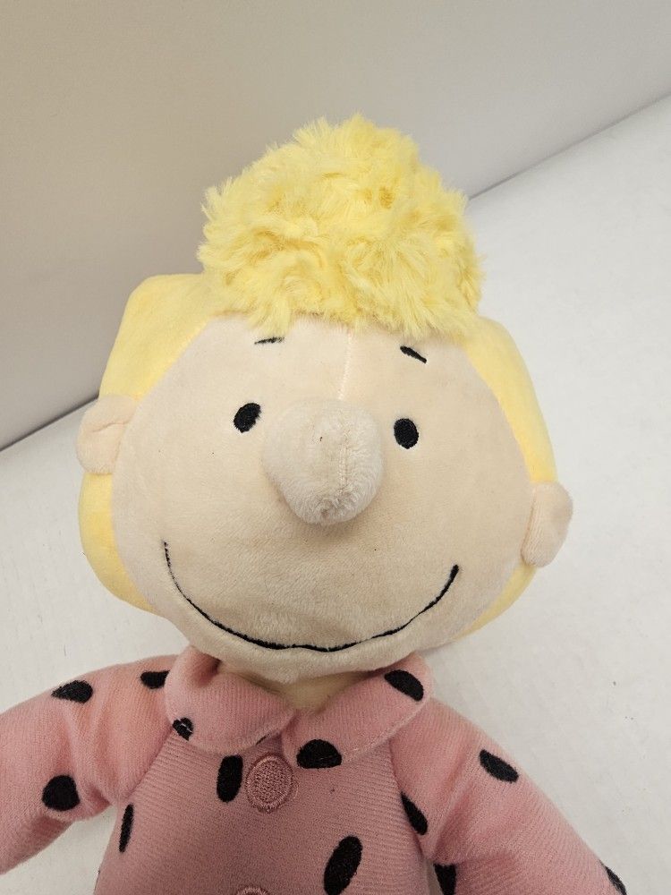 Sally Brown Peanuts 12" Plush Doll – Charlie Brown’s Sister – Snoopy Cartoon Character