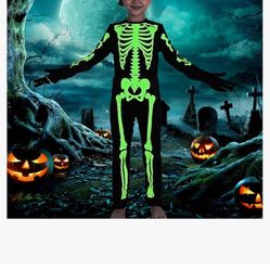 Kids Skeleton Costume 4-6Y