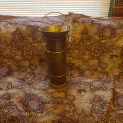 Vintage Brass Coal Bucket