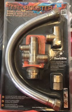 Tank booster water heater system