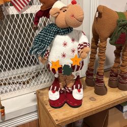 Stuffed Reindeer Decoration 