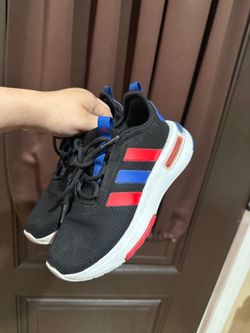 Adidas Boy Sneakers Black Red Blue