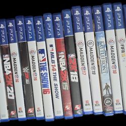 Ps4 & Ps2 Big VideoGame Lots *READ DISCRIPTION*