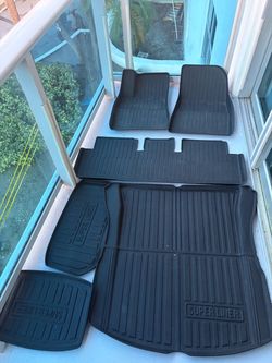 SUPER LINER Tesla Model 3 Floor Mats 2024-2026 2027 All-Weather Full Set