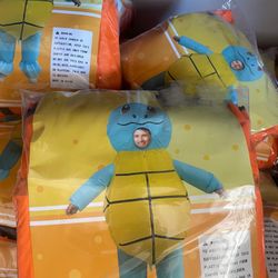 Halloween Inflatable Game Clothing With Mini Blower Costume Fan