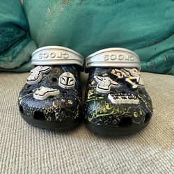 Crocs Toddler Classic Star Wars Grogu Clog - Black Size C6