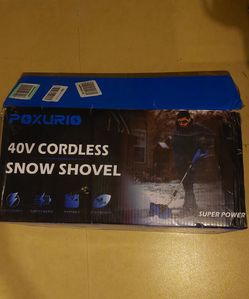 POXURIO 40V Cordless Electric Snow Shovel (With Battery & Charger)