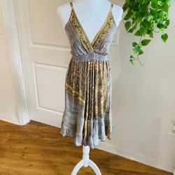 Women Ladies Boho Floral Midi Dress Cocktail Party Evening Summer Beach Sundress one size 