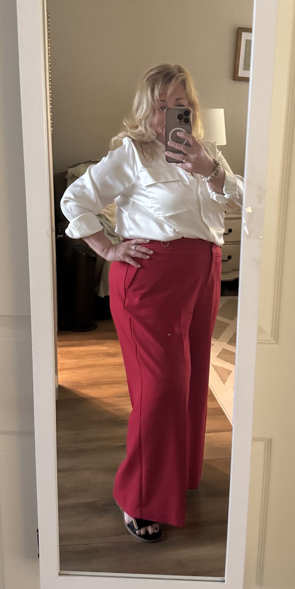 Women’s Lane Bryant Red Dress Slacks size 18