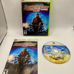 Earth Defense Force 2017 (Xbox 360, 2007) CIB Complete In Box tested Authentic