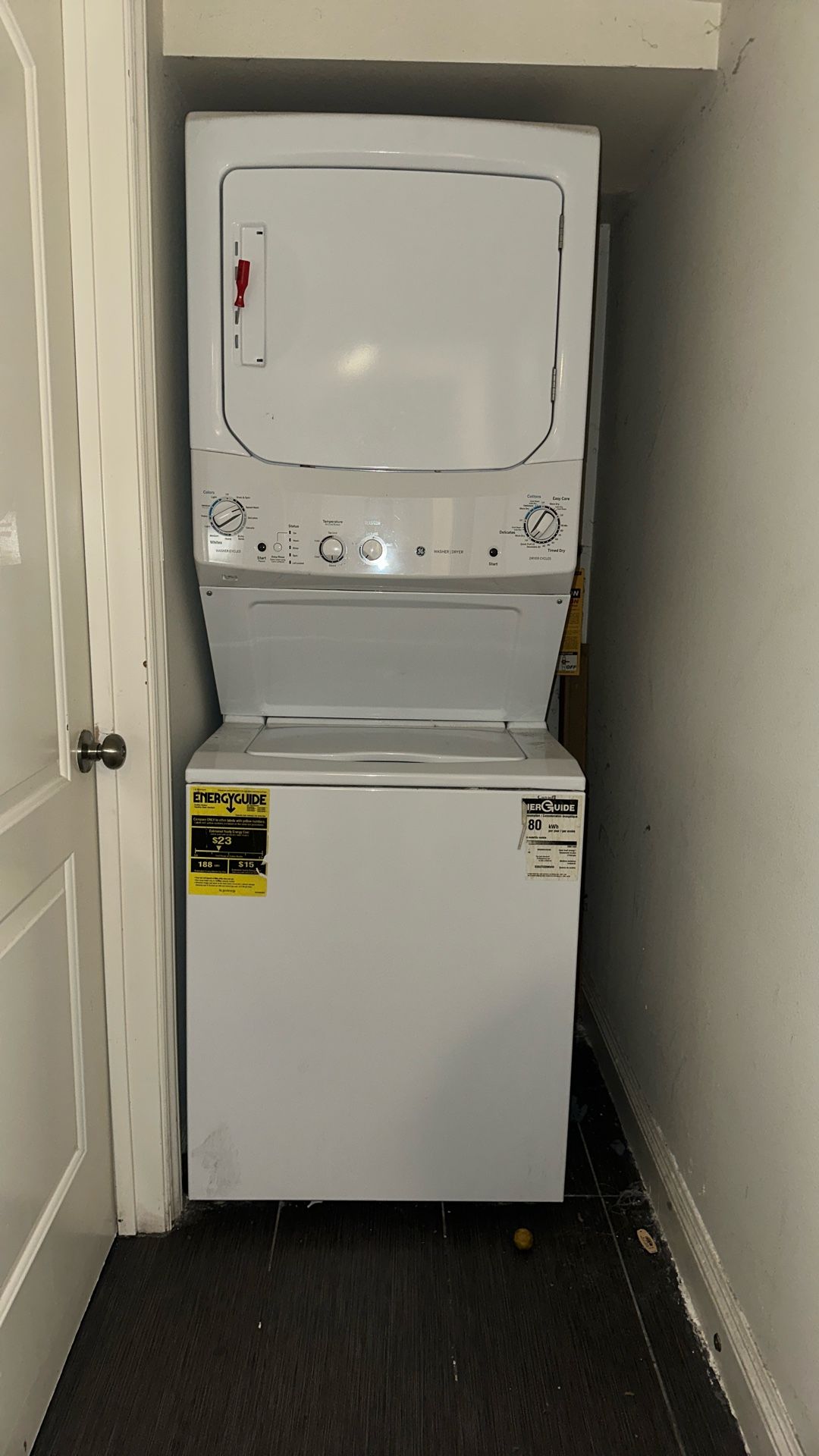 GE  Washer Dryer Combo Works 
