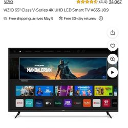 VIZIO 65" Class V-Series 4K UHD LED Smart TV V655-J09