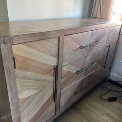 Beautiful Large Wood Dresser For Bedroom/ Dining Room For Sale.  