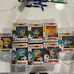 Signed Funko Pops ! ANIME (ALL CERTIFIED & MINT)