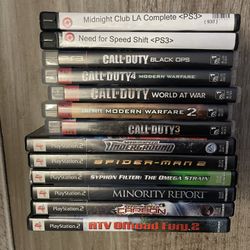 PS2 And PS3 Games