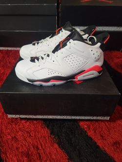Air Jordan 6 Retro Low White/infrared 23-Black