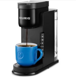 Keurig K-Express Single Serve K-Cup Pod Coffee Maker, 3 Brew Sizes, Strong Button Feature, 42oz Removable Reservoir, Black | 3 Brew Sizes, Strong Butt