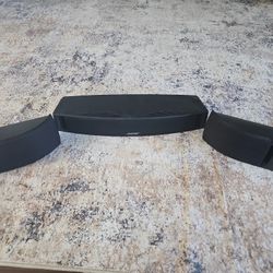  BOSE VCS-10 Center Channel Speaker And 2 Bose 161 Bookshelf Speakers (Total Of 3 Speakers)