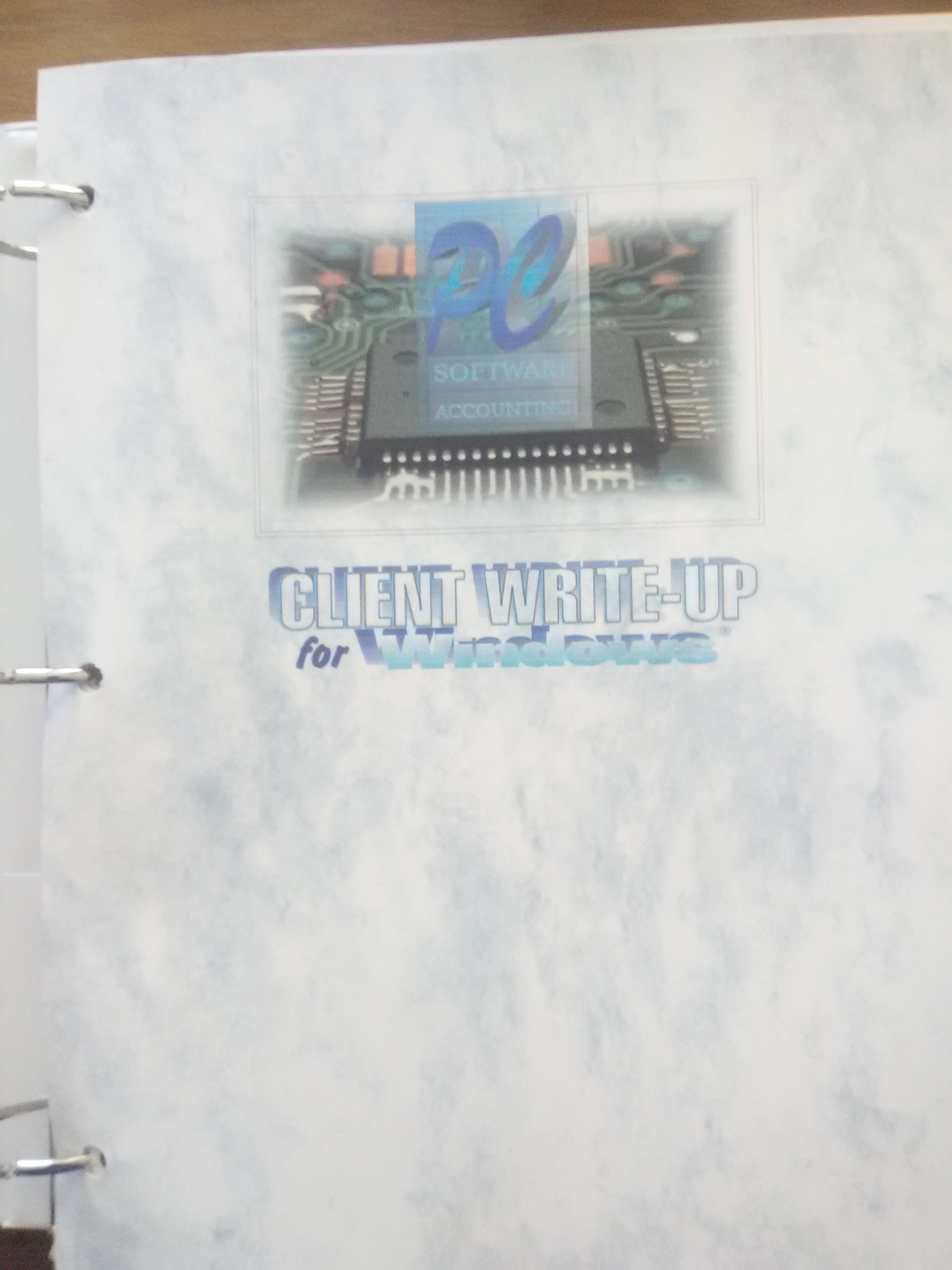 Client Write up Software