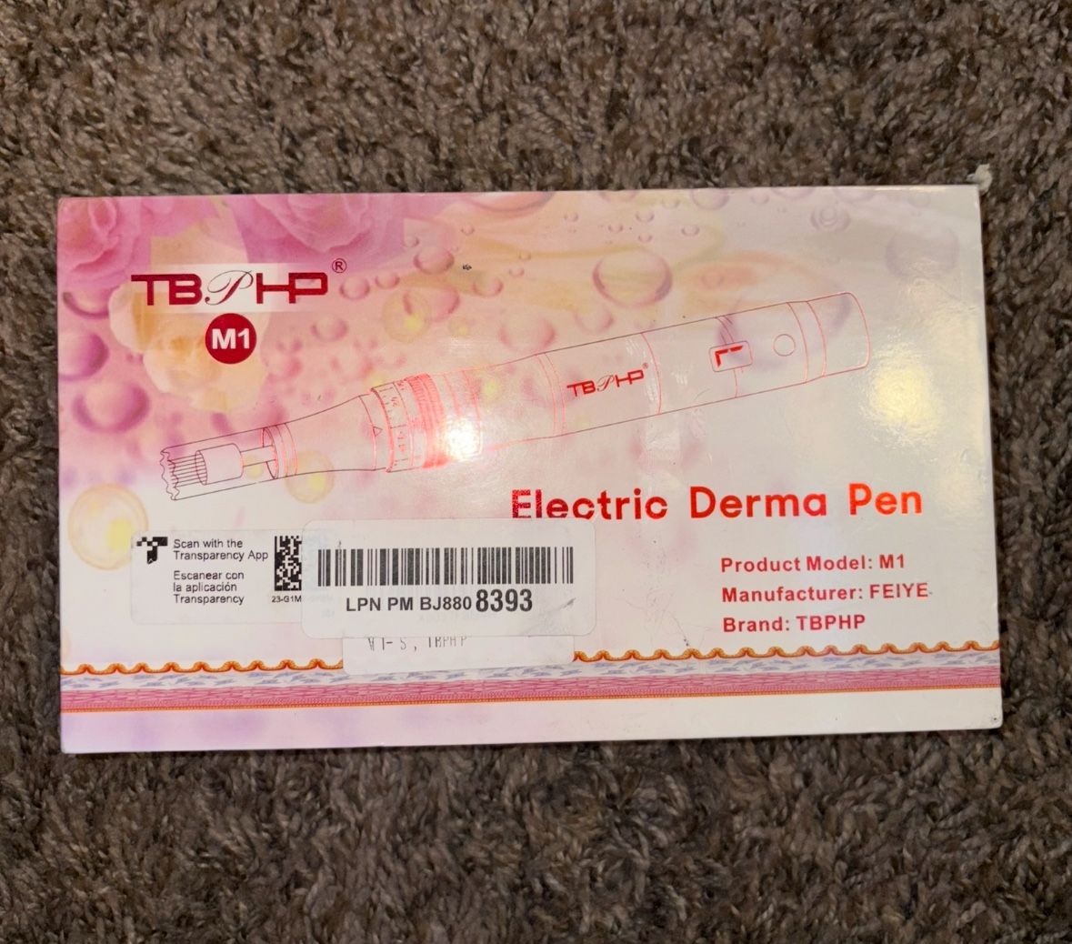 Brand New TBPP M1 Electric Derma Pen – Precision Skincare Device