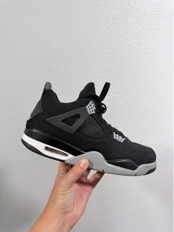 Jordan retro 4 black canvas